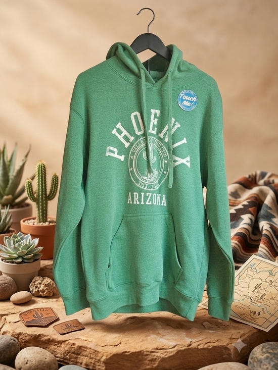 point Sportswear Tops - ​NWT Point Phoenix Arizona Green Hoodie Sweatshirt M